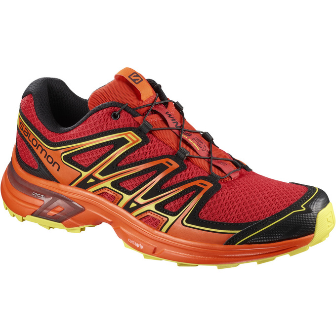 Chaussures De Trail Running Salomon Homme Orange - Salomon WINGS FLYTE 2 - France (7402-XWVEL)